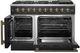 FORNO® Galiano Series Alta Qualita 48" Black and Antique Brass Pro Style Gas Range-1
