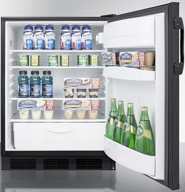 Accucold® by Summit® 24" 5.5 Cu. Ft. Black Compact Refrigerator-3