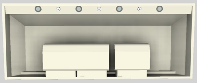 Vent-A-Hood® Designer Series 60" Biscuit Wall Mounted Range Hood-3