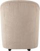 Moe's Home Collection Drava Beige Rolling Dining Chair-4