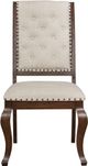 Coaster® Brockway 2-Piece Cream/Antique Java Dining Chairs-1