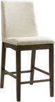 Elements International Dapper 5-Piece Cream/Walnut Counter Dining Set-2