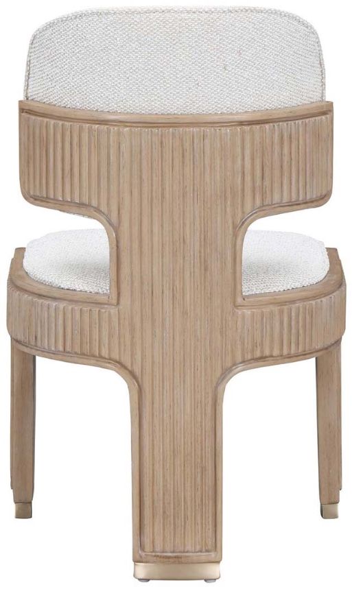 Michael Amini® West Kensington Sea Salt Caramel Dining Side Chair-3