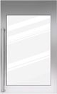 Sub-Zero® 30" Stainless Steel Right Hinge Column Refrigerator Glass Door Panel Kit with Pro Handle-0