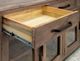 International Furniture Direct Natural Parota Brown Console-4