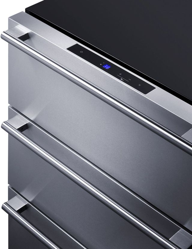 Summit® 24" Stainless Steel Refrigerator Drawer-2