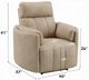 ACME Furniture Elison Dark Beige Glider Recliner-2