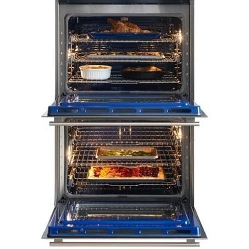 Wolf® E Series 30" Stainless Steel Professional Double Electric Wall Oven-2