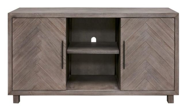 Martin Furniture Palisades Brushed gray 60″ TV Console-2