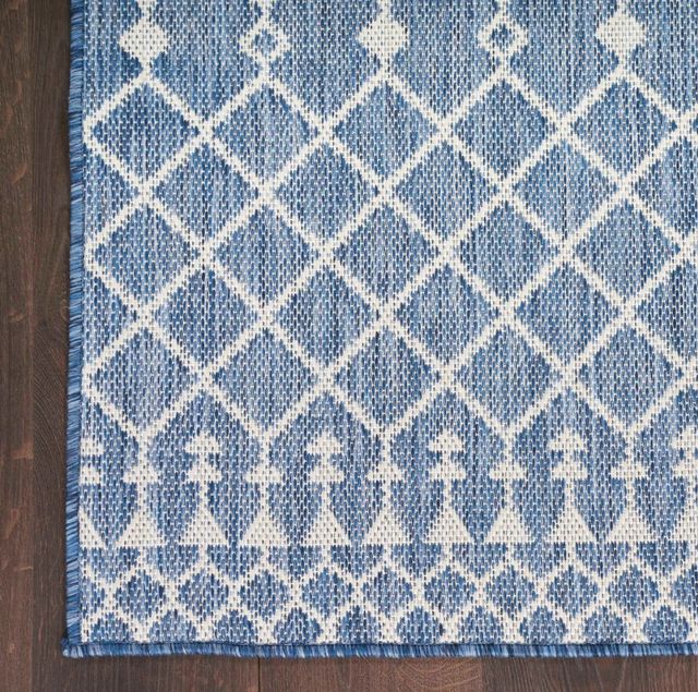 Nourison Home™ Positano Navy Blue 5'x7' Area Rug Style 1-4
