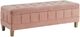 Elements International Crosby Royale Blush Storage Ottoman-0