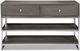Mazin Furniture Harmony Gray Sofa Table with Chrome Base-2