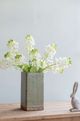 A & B Home Slate Gray Ever Square Vase-2