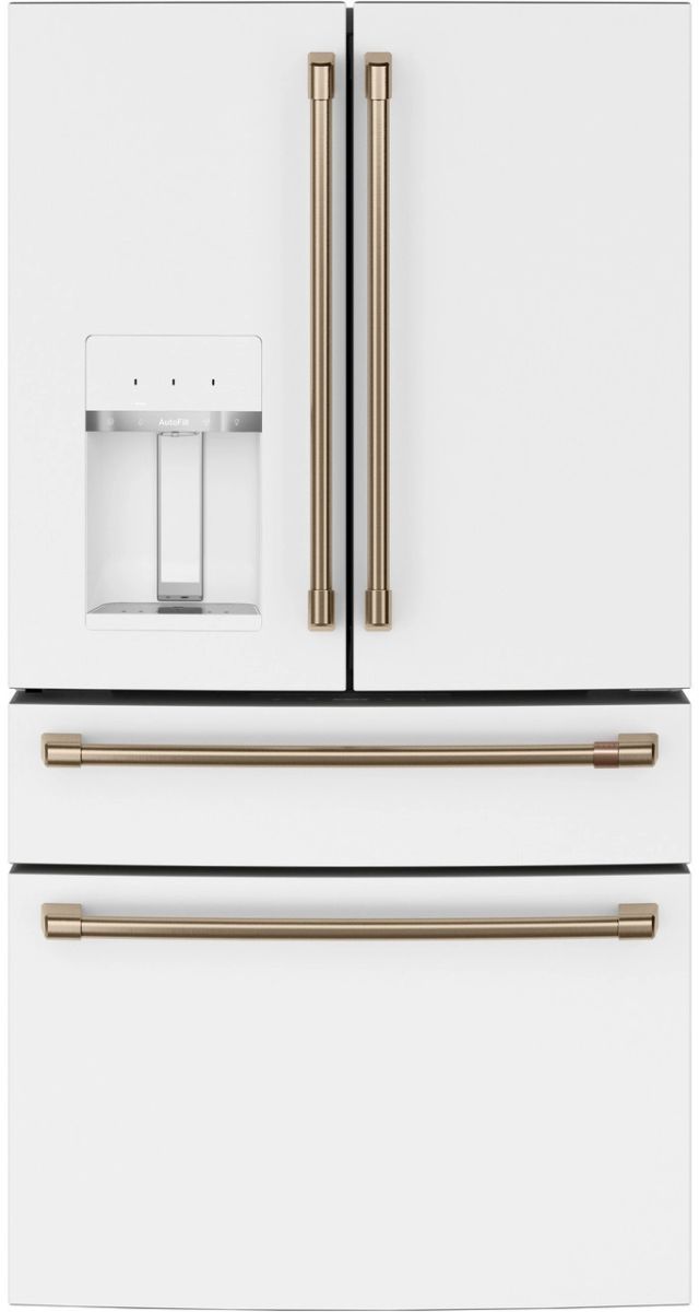 Café™ 4 Piece Matte White Electric Kitchen Package-1