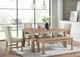 Elements International Eleanor Brown Dining Table-1