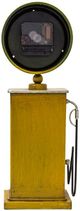 YHD Route 66 Yellow Table Top Clock-3