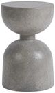 Classic Home Adna Dark Gray Concrete Outdoor Accent Table-0