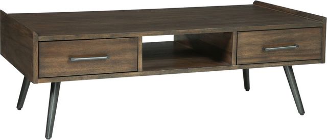 Signature Design by Ashley® Calmoni Brown Coffee Table-1