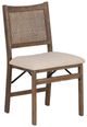 Powell® Beaux Beige/Brown Folding Chair-0