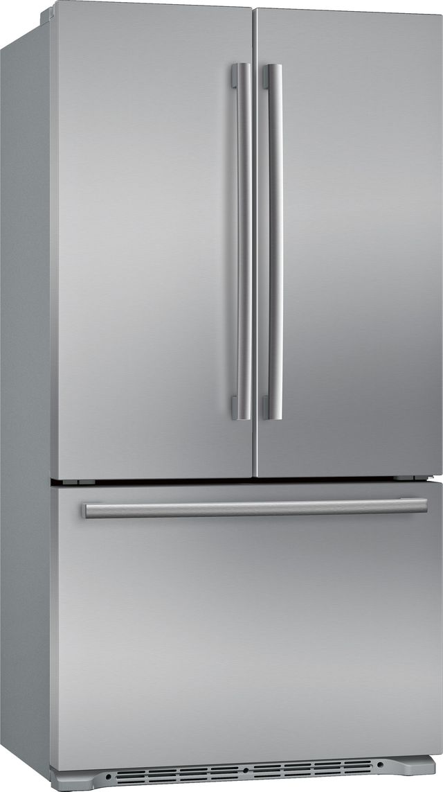 Bosch® 800 Series 20.7 Cu. Ft. Counter Depth 3 Door Refrigerator-Stainless Steel-1