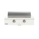 Caliber™ Rockwell Social 42" 2-Burner Matte White Built-In Liquid Propane Grill with Gold Hardware-1