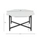 Olliix by Martha Stewart Elora White/Black Coffee Table-4