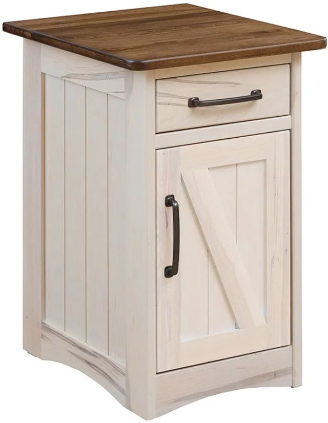 Country Classic Collection Customizable Farmstead Chairside Table-1