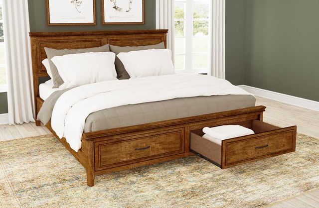 A-America® Bandalier Russet King Storage Bed-4