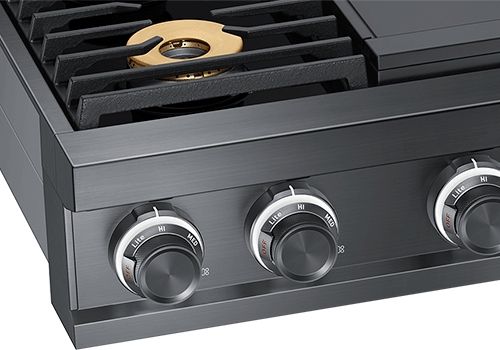 Dacor® Contemporary Style Collection 36" Graphite Stainless Steel Liquid Propane Rangetop-3