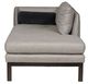 Vanguard® Furniture Michael Weiss Penfield Naven Slate Left Arm Settee-1