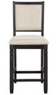 Homelegance® Asher Beige/Black Counter Height Chair-2