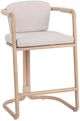 Classic Home Dawson Butterscotch Fabric/Wooden Outdoor Counter Stool-0