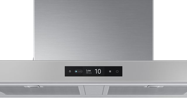 Samsung Bespoke 30" Clean Grey Wall Mounted Range Hood-2