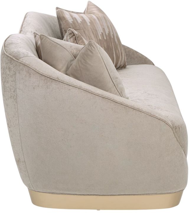 Michael Amini® La Rachelle Medium Champagne Sofa-3