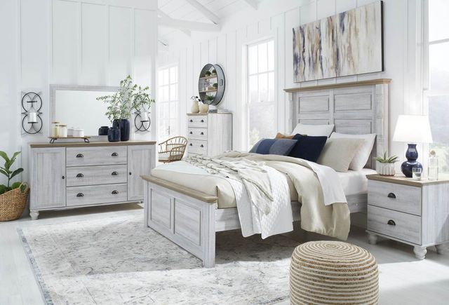 Signature Design by Ashley® Haven Bay 2-Piece Two-Tone Full Panel Bed Set-3