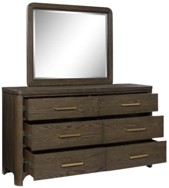 Signature Design by Ashley® Darimore Burnished Brown Dresser and Mirror-4