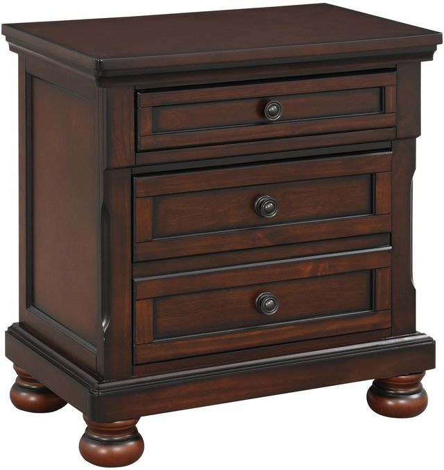 Homelegance® Cumberland Brown Cherry Nightstand-0