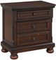 Homelegance® Cumberland Brown Cherry Nightstand-0