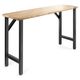 Gladiator® Workbench Hammered Granite 66.5" Wide Hardwood Modular with Black Metal Legs-1