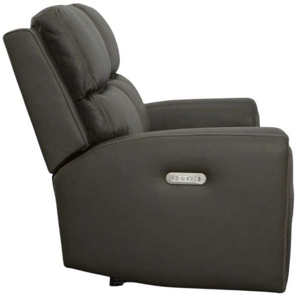 Flexsteel® Jarvis Mica Power Reclining Loveseat with Power Headrests-3