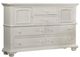 American Woodcrafters 6510 Cottage Traditions Clean White Cottage High Dresser-0