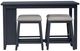 Liberty Furniture Brook Creek 5-Piece Navy Counter Height Dining Set-2
