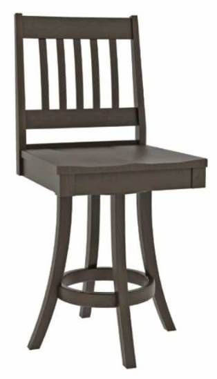 Country View Woodworking Customizable 24" Swivel Counter Chair-0