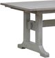 Urban Collections by Yutzy Woodworking Mission Trestle Sea Glass/Retreat White Oak 42"x78" Dining Table-1