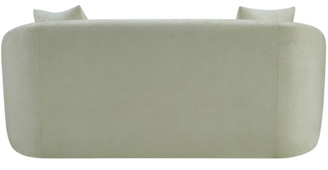 Meridian Furniture Penelope Mint Green Chenille Fabric Loveseat-3