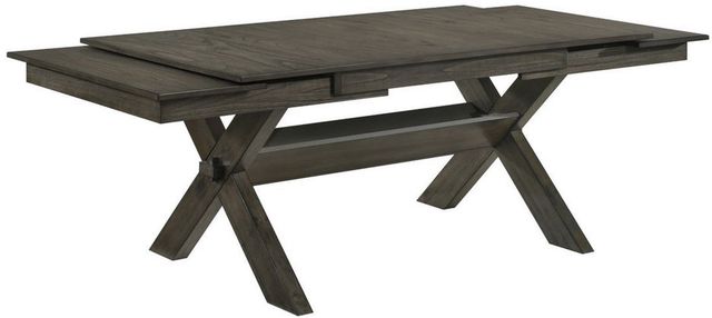 New Classic® Home Furnishings Ashland Rustic Brown Dining Table-4