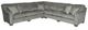 King Hickory Customizable Whitney 3-Piece Fabric Sectional -0
