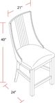 Parker House® Lodge Black/Siltstone Upholstered Swivel Counter Stool-2