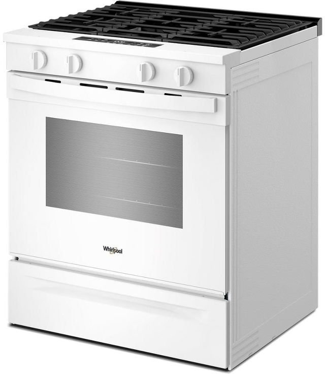 Whirlpool® 30'' White Smart Slide-In Gas Range with No Preheat Mode-3