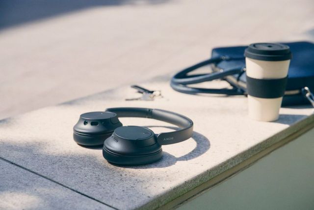 Sony® Black Wireless Over-Ear Noise-Canceling Headphones-4
